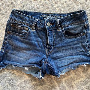 American Eagle Shortie Cut Off Shorts